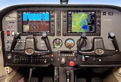 Cockpit with GPS module